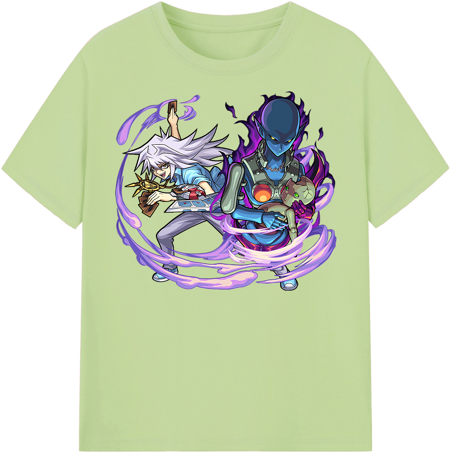 （画像用） 遊☆戯☆王 Yu-Gi-Oh! 綿100％半袖Tシャツ（フロントプリント）